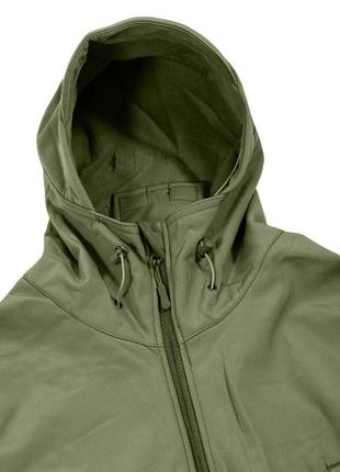 Тактическая куртка soft shell lesko a001 green 2xl армейская военная2 фото