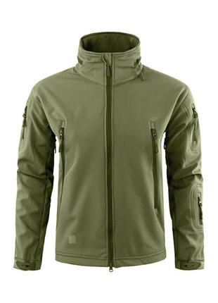 Тактическая куртка № 2 lesko a012 green 3xl форменная одежда для спецслужб мужская