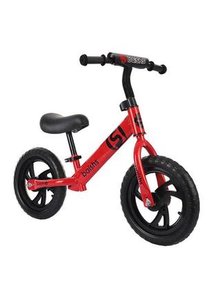 Дитячий беговел baishs hs-a313 red безпедальний велосипед для дітей двоколісний 28 см