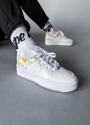 Кроссовки женские nike air force shadow белые / кросівки жіночі найк аир форс білі кроссы