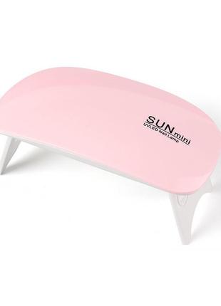 Лампа для маникюра lidan sun mini-2 pink уф для сушки ногтей лака2 фото