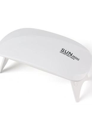 Лампа для маникюра lidan sun mini-2 white уф сушки ногтей лака2 фото
