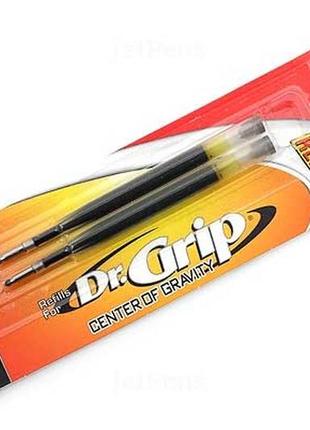 Сменные стержни для ручек pilot dr. grip center черные  1.0 mm упаковка из 2 шт. япония