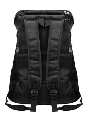 Рюкзак-переноска lesko sy210815 black l сумка для кошек и собак5 фото