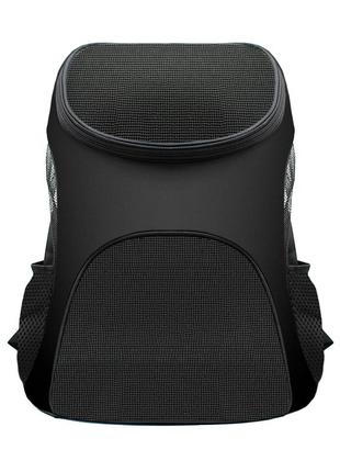 Рюкзак-переноска lesko sy210815 black l сумка для кішок і собак