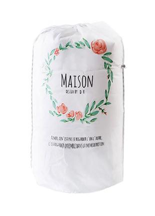 Мешок lesko blanket bag peva dr-230 венок "maison" для хранения одеял 83*40см