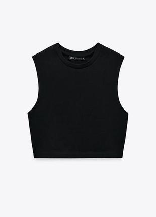 Zara блуза блузка чёрная