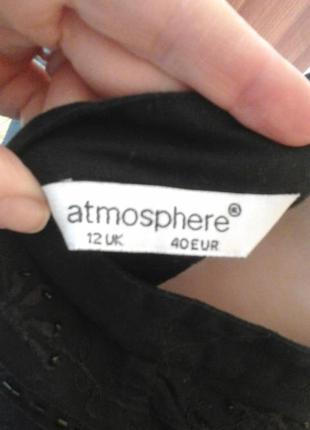 Черная льняная рубашка фирмы atmosphere4 фото