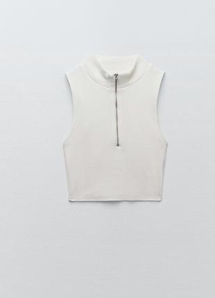 Zara блуза рубашка блузка змейка2 фото