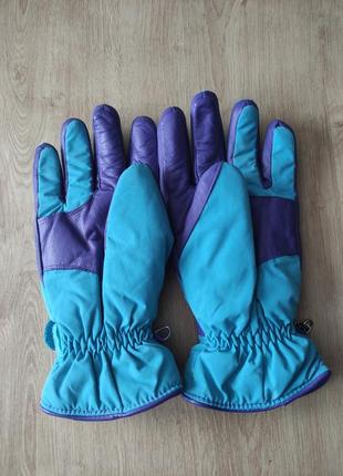 Фирменные мужские спортивные лыжные термо перчатки ziener ,германия. р.9,53 фото
