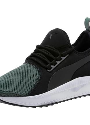 Кроссовки мужские puma tsugi apex 366900 02 (черный с хаки, текстиль, повседневные, спортивные, бенд пума)1 фото