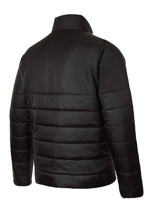 Куртка спортивная мужская puma liga jacket 655301 03 (черная, до -10, осень-зима, легкая, тонкая, бред пума)2 фото