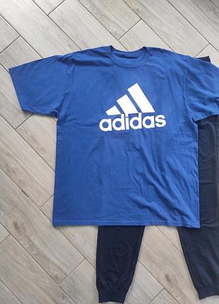 Хлопковая футболка adidas