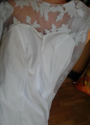 Выпускное , свадебное платье5 фото