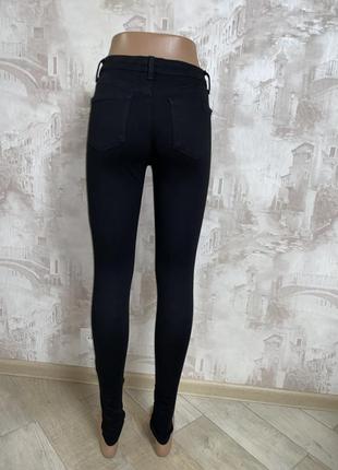 Чёрные джинсы скинни,узкие джинсы(34)3 фото