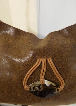 Винтажная фирменная сумка кожа vera pelle италия оригинал9 фото