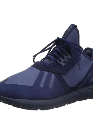 Кроссовки мужские adidas tubular aq7445 (синие, повседневные, комбинированный верх (замша/текстиль), адидас)