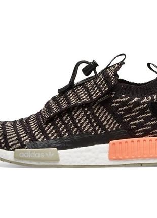 Кроссовки мужские adidas nmd ts1 primeknit gtx bb9176 (черные, водонепроницаемая мембрана, бренд адидас)