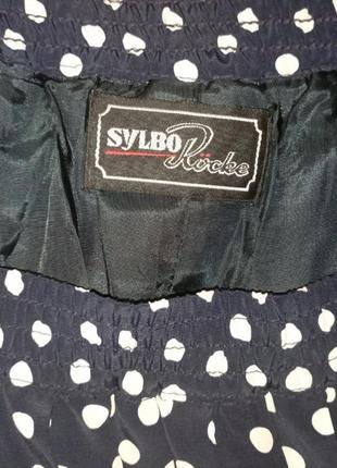 Sylbo, юбка плиссированная в горох, винтаж, германия.5 фото