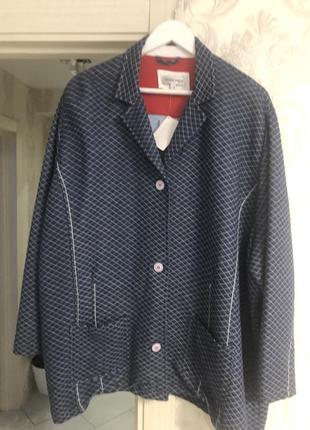 Стильный тёплый пиджак кофта р 58-641 фото