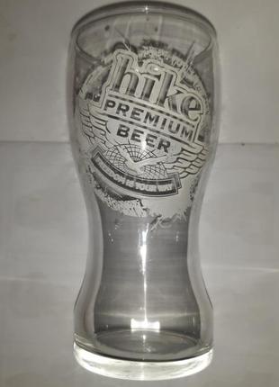 0,5 л большой стакан бокал для пива "hike premium beer"1 фото