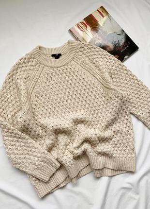 Светр, світер, кофта, в'язаний, об'ємний, h&m