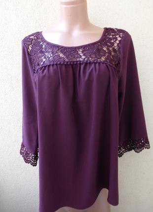 Блуза з мереживом