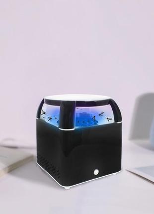 Електричний знищувач комарів lesko wd-05 black потужність 5 вт usb з led підсвічуванням площа 20 м22 фото