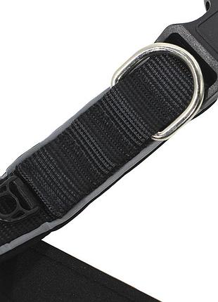 Ошейник для собак taotaopets 181-2019 black s двухслойный нейлоновый3 фото