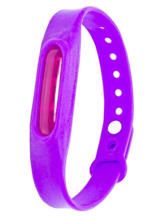 ☚браслет від комарів lesko anti mosquito band purple відлякувач силіконовий1 фото