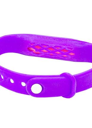 ☚браслет від комарів lesko anti mosquito band purple відлякувач силіконовий2 фото