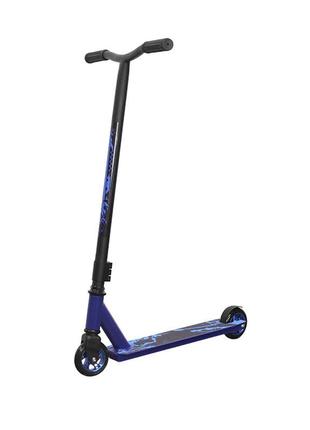 Самокат трюковий scooter 6061 blue для трюків дітей і підлітків1 фото