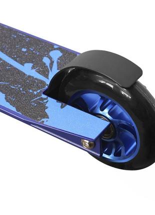 Самокат трюковий scooter 6061 blue для трюків дітей і підлітків3 фото
