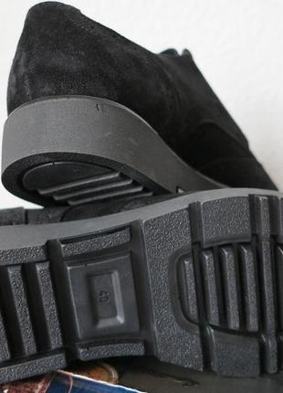Timberland oxford мужские черные замшевые туфли броги оксфорд  тимберленд5 фото