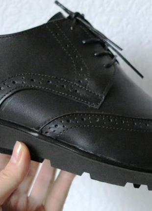 Timberland oxford мужские черные замшевые туфли броги оксфорд  тимберленд6 фото