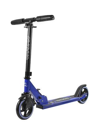 Cамокат scooter pd2013a blue двоколісний підлітків складний
