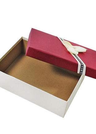 Подарункова коробка lesko 07 medium пакувальна картонна2 фото