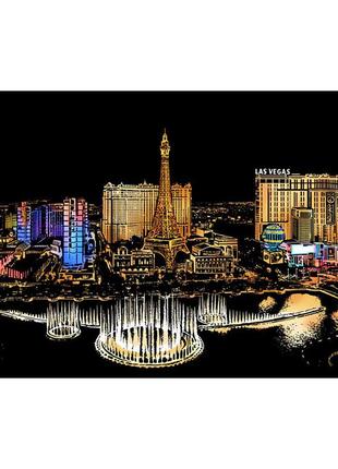 Скретч-картина yuelu p1-a05 las vegas лас вегас набір для малювання подряпинами