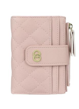 Женский кошелек baellerry dr063 light pink для карт мелочи модный аксессуар байлери