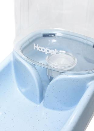 Поїлка hoopet 18g0119g light blue автоматична для котів і собак2 фото
