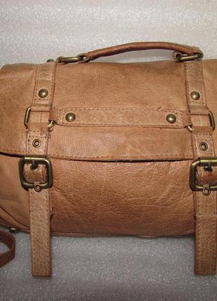 Сумка на плече 100% натуральна шкіра ~topshop~ індія