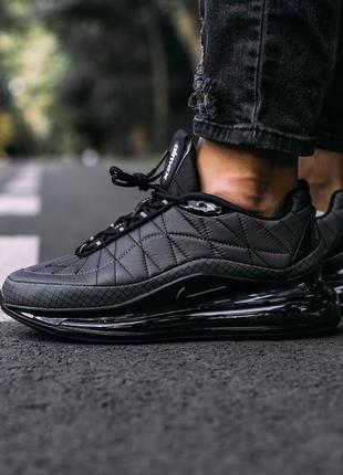 Nike air max 90 termo black чоловічі термо кросівки найк чорні