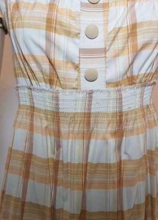 Платье-туника "franis" летнее в клетку отрезное (германия)4 фото