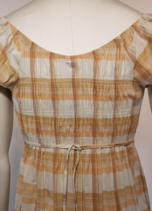 Платье-туника "franis" летнее в клетку отрезное (германия)6 фото