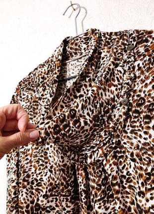 Блуза с красивым воротником ткань трикотиновый стрейч с термопайетками длинный рукав блузка женская4 фото