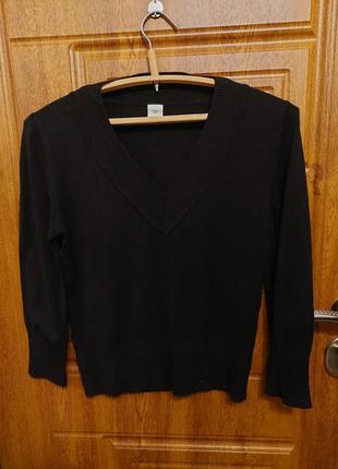 Базова чорна кофта / джемпер / пуловер