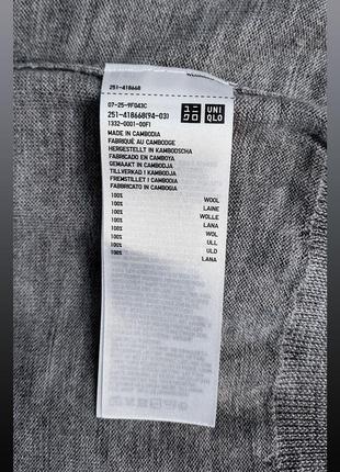 Свитер шерстяной uniqlo4 фото