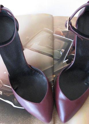 Mante! красивые женские натуральная  кожа босоножки туфли каблук 10 см весна лето осень марсала4 фото