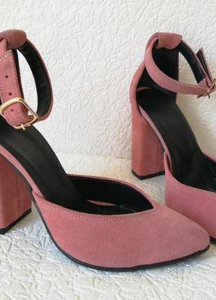 Mante! красивые женские замшевые розового цвета босоножки туфли каблук 10 см весна лето осень3 фото