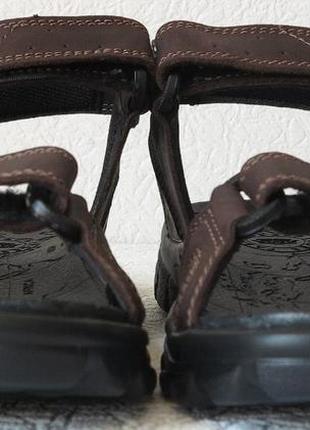 Mante xbiom комфорт! кожаные коричневые мужские сандалии в манте хбиом  лето 20225 фото